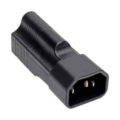 1 x P002-000 Tripp Lite Netzkabel Adapter NEMA 5-15R auf C14 10A 125V schwarz