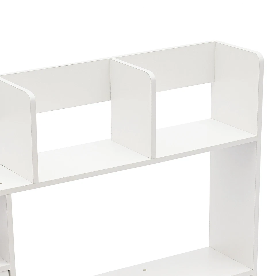 Moderna Estantería de Escritorio Hogar Oficina 9 Compartimentos Escritorio Almacenamiento Organizador Estante Foto 4 de 4