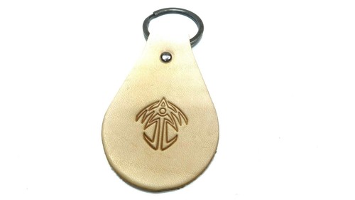 Stormlight Archive Kaladin Brandon Sanderson Bridge 4 Glyph Leather Keychain FOB - Picture 3 of 7