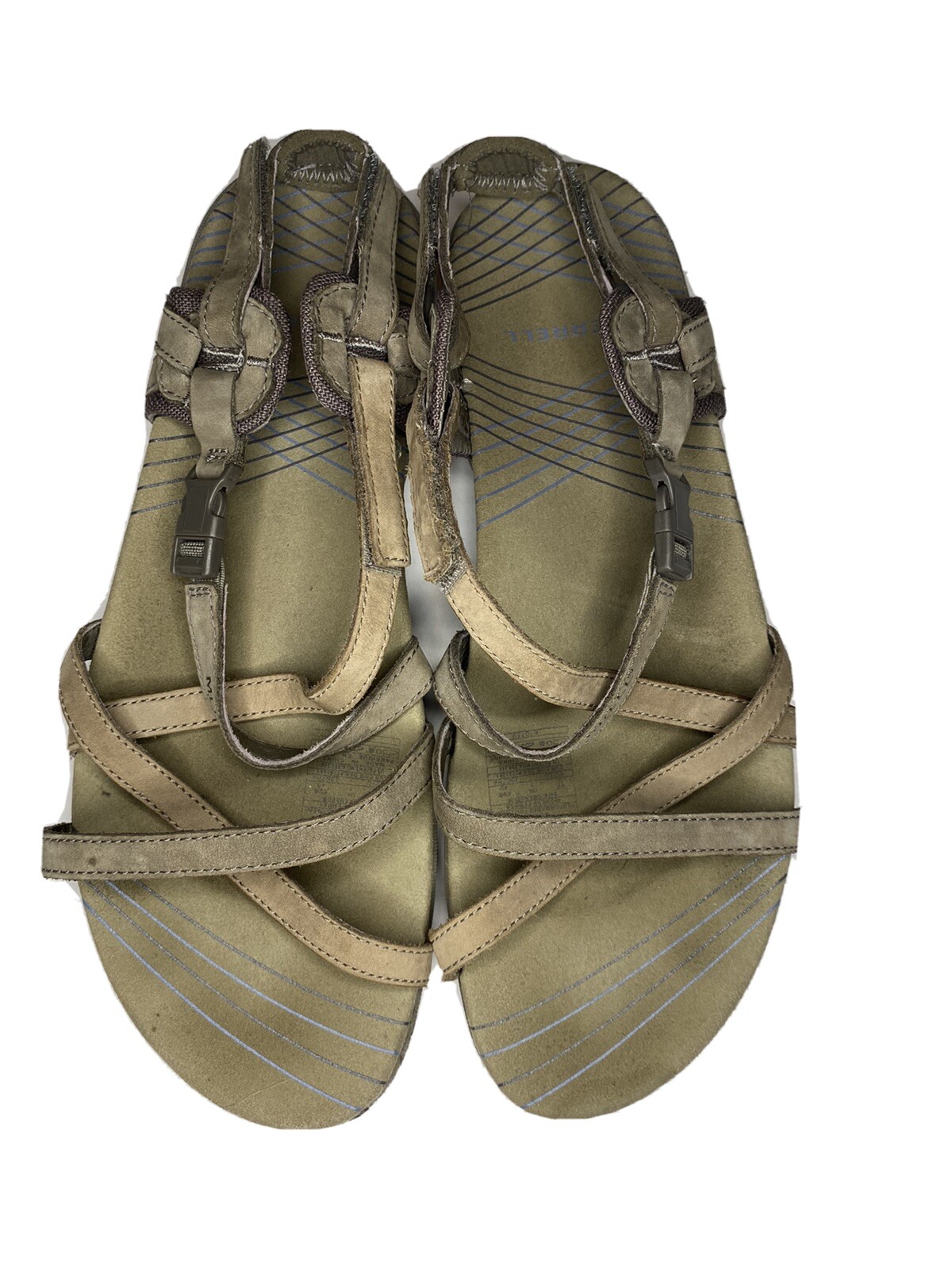 Merrell Sandali Donna Pelle Marrone Regolabili Casual Slingback 9