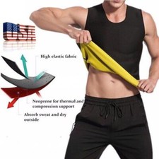 Neoprene Sauna Vest No Zipper - Enhanced Sweat Workout Black