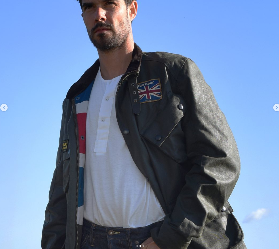 売約済 Barbour union jack international M Barbour International Union Jack wax jacket Limited Edition MSRP