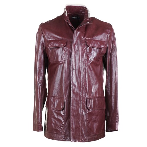 Kiton Slim-Fit Burgundy Lightweight 