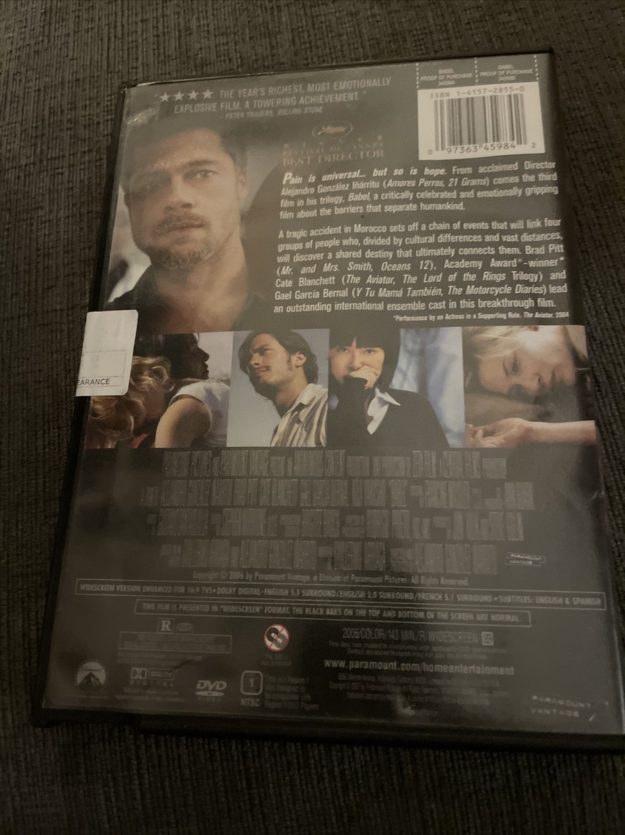 Babel - DVD - VERY GOOD 97363459842| eBay