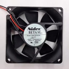Nidec D08T-24TS4 09 8025 DC24V 0.26A 8CM 2-Wire Inverter Cooling Fan