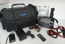 JVC VHS-C VHS Analog Camcorder Video Camera Transfer Bundle Remote VG Works A 