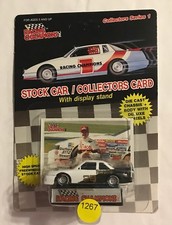 1989 28 DAVEY ALLISON SERIES 1 -PLASTIC TIRE - BLACK  WHITE 1267