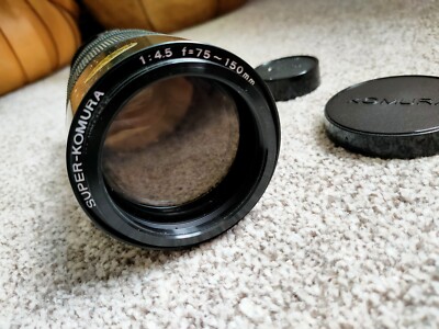 Komura Lens 1:4.5 f75~150mm