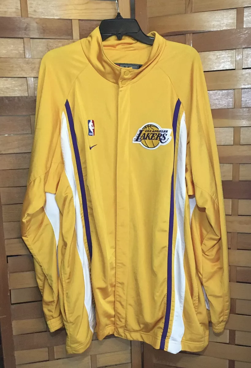 NBA NIKE LOS ANGELES LAKERS Men’s XL Warmup Jacket Official Basketball  Champion