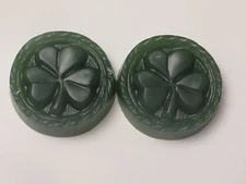 Shamrock  soap bars 2 pack st paddys day soap