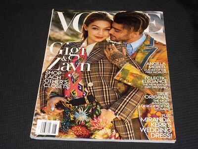 2017 AUGUST VOGUE MAGAZINE - GIGI HADID & ZAYN COVER - L