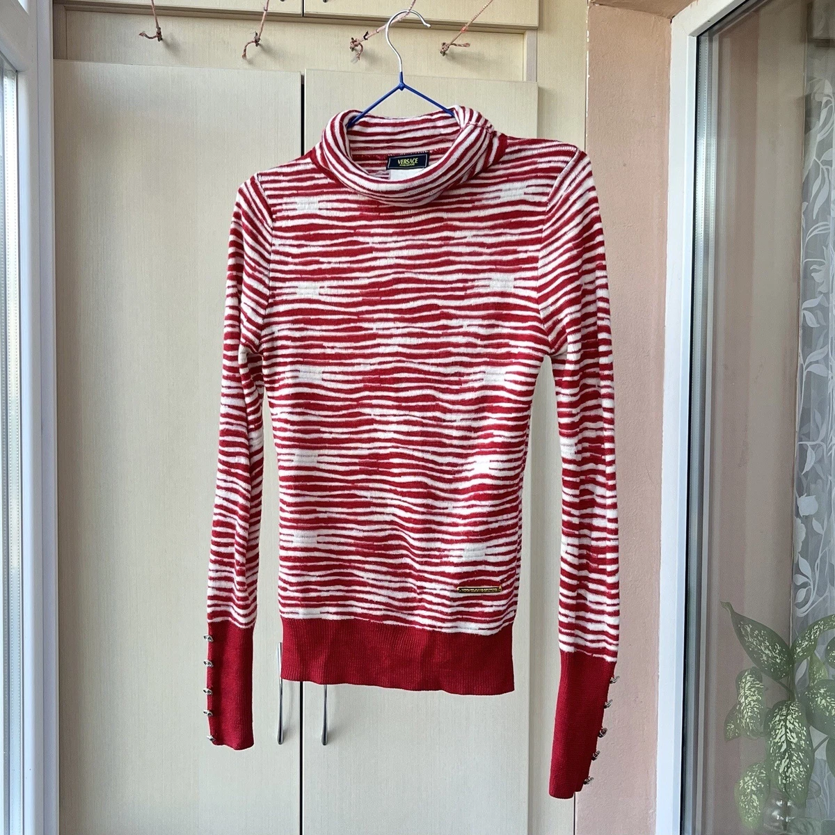 Versace sweater red cheap