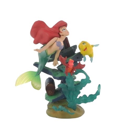 Figurine Ariel Disney Diorama Cinemagic, sculpture PVC de collection haute précision