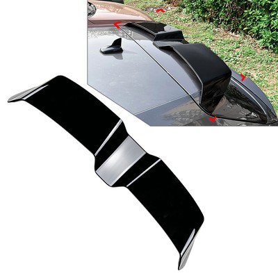 Black Rear Roof Spoiler Wing Lip For Audi A3 S3 RS3 8Y 5Door Sportback 2021-2024