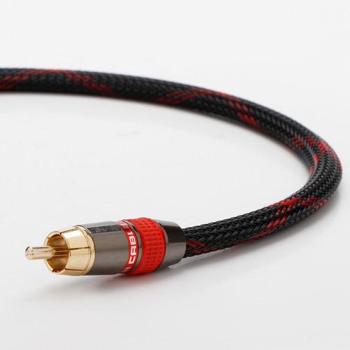 Cable divisor de audio 6N OFC de cobre puro HiFi RCA macho a 2 RCA hembra - Imagen 6 de 10