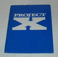 1987 PROJECT X PROMO MOVIE PRESS KIT w 3 PHOTOS MATTHEW BRODERICK HELEN HUNT