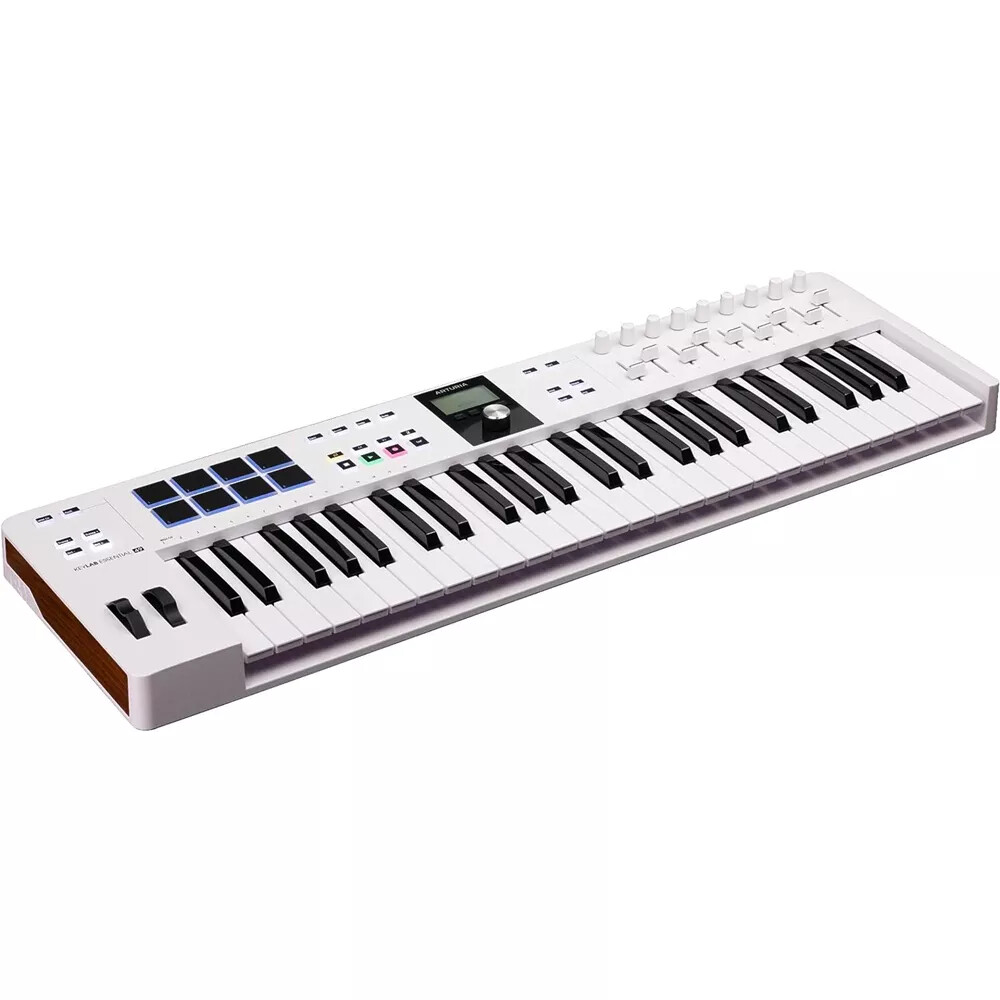 ARTURIA KEYLAB ESSENTIAL MK3 49 tasti sensibili tastiera controller midi WHITE