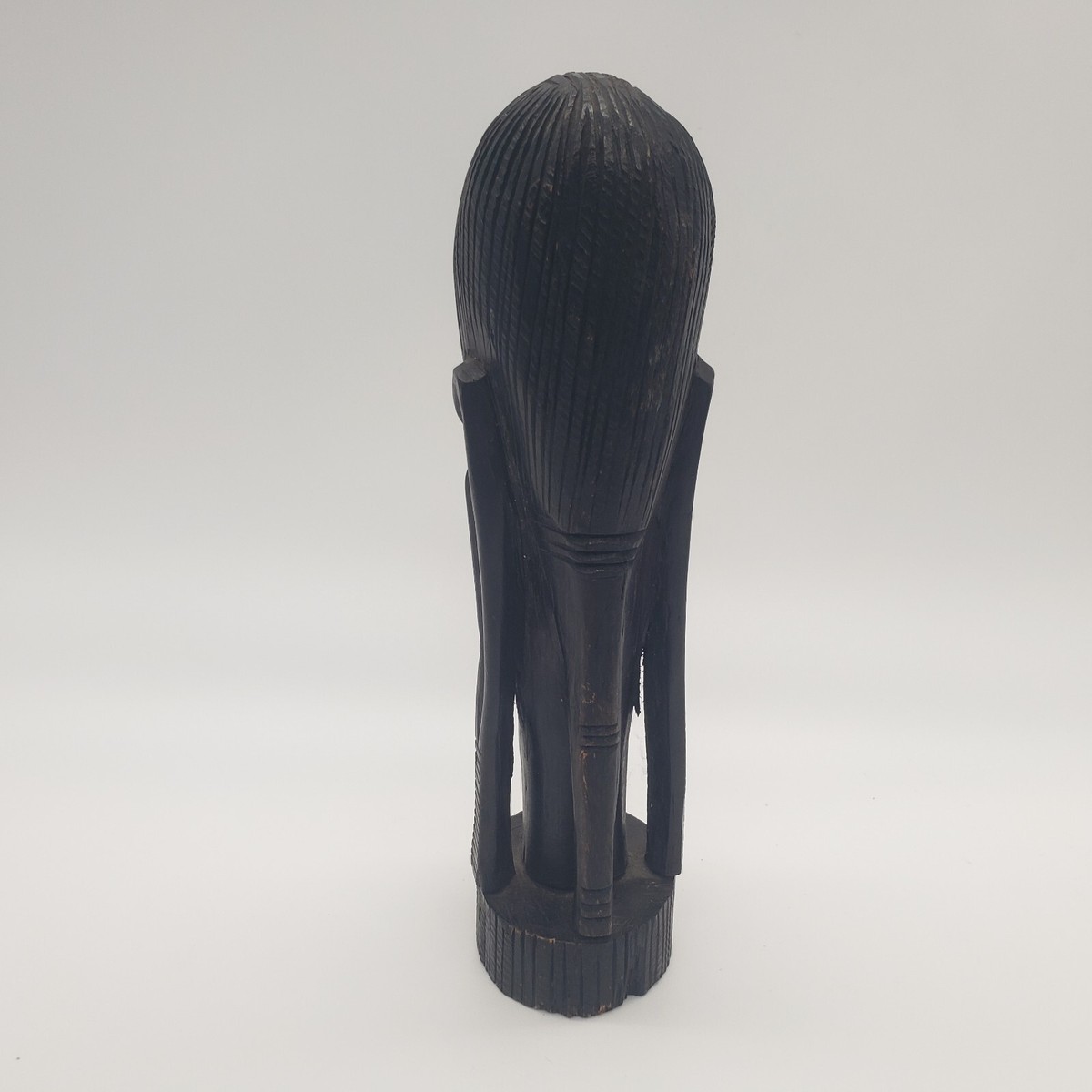 African Tribal Figurine Head Genuine Besmo Product Kenya Wooden