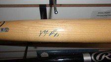 Maikel Franco Phillies/Royals Signed FS Louisville Bat MLB Authenticated