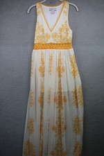 A. Calin by Flying Tomato Empire Waist Maxi Dress-Small-Crochet-Silky-Beachy