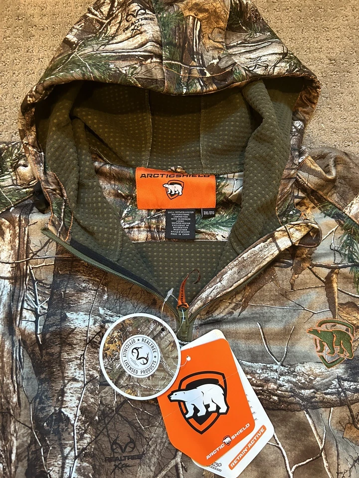 Artic Shield Heat Echo Performance Hoodie Realtree Xtra Men's 3X-Large - Image 2 of 4