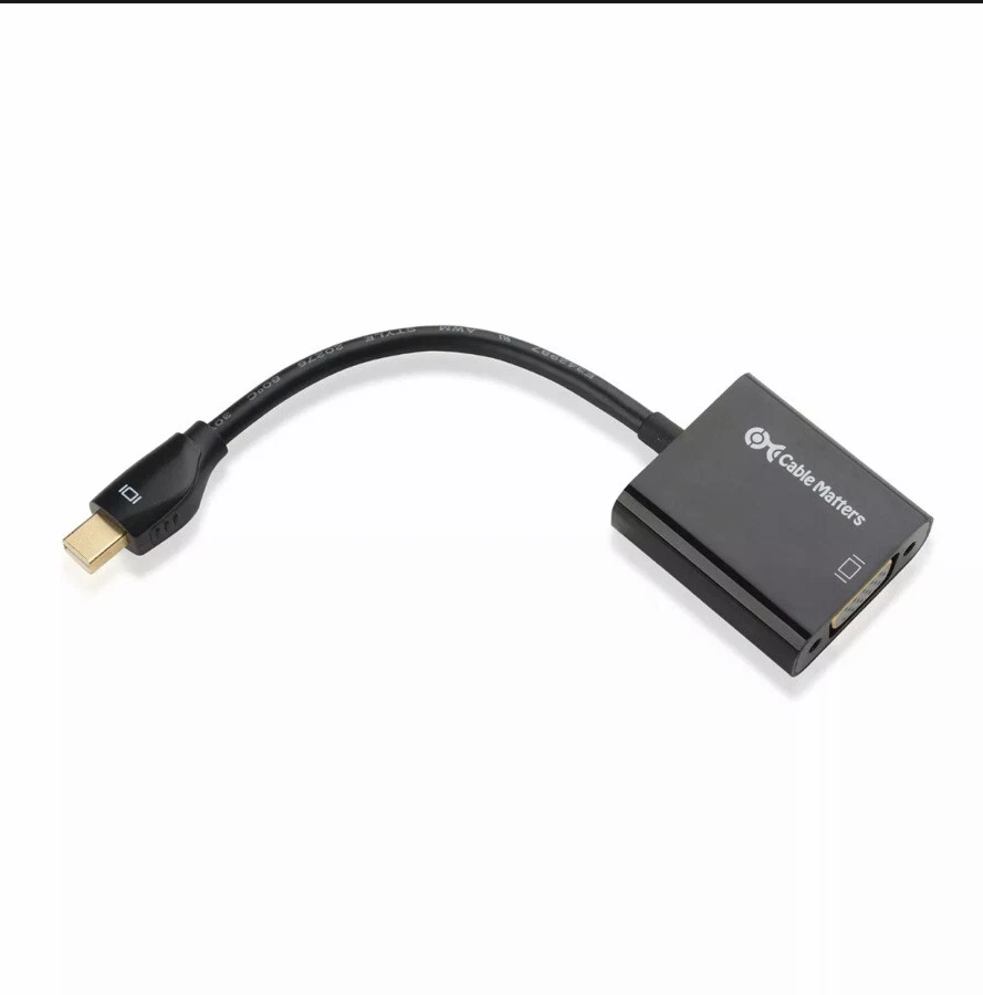Cable Matters Gold Plated Mini DisplayPort/Thunderbolt  to VGA Adapter Black - Image 3 of 4