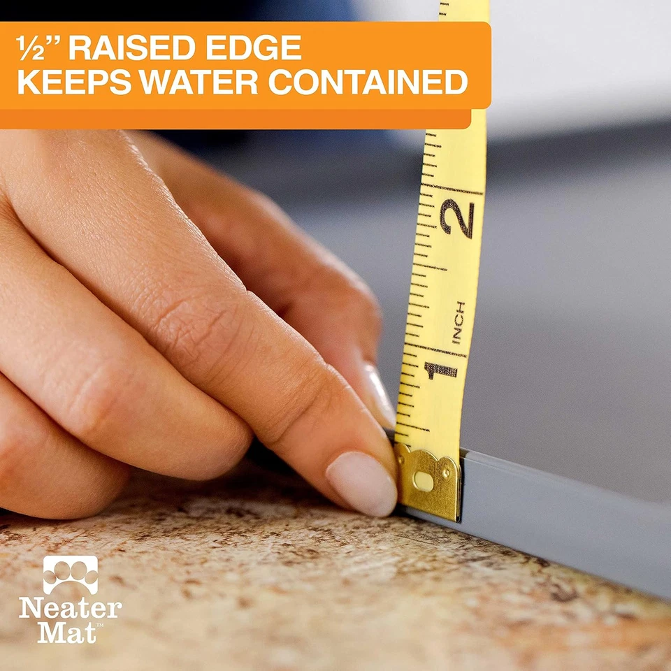 宠物垫食物和水,狗碗垫防水硅胶,宠物垫狗和猫 — 第 3/4 张图片