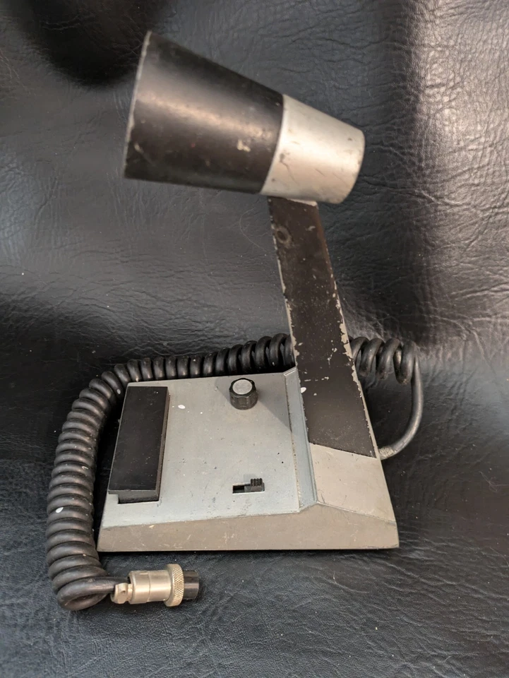 Vintage Turner Turner Plus 3 Ham Radio Silber Schwarz Mikrofon 4 Pin Weiblich - Bild 3 von 4