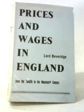 Prices and Wages in England (Various - 1965) (ID:67903)
