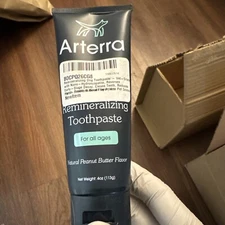Remineralizing Dog Toothpaste Vet-Grade with Nano-Hydroxyapatite Arterra 4oz