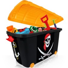 Aufbewahrungs Box Rollen Spielzeug Kiste Kind...