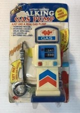 RARE VINTAGE 1997 TALKING GAS PUMP BY 200 TOY W/REAL VOICE MESSAGES