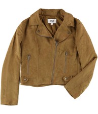 Jack Womens Faux-suede Moto Motorcycle Jacket