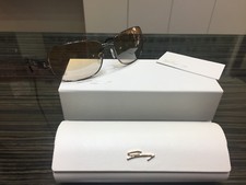 Brand New GENNY Women Sunglasses Frame 771-SB 5434 Italy Authentic Case Vintage