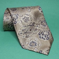 Villa Bugatti Men Dress Tie 59" long 3.75" wide Italian Silk Made in USA