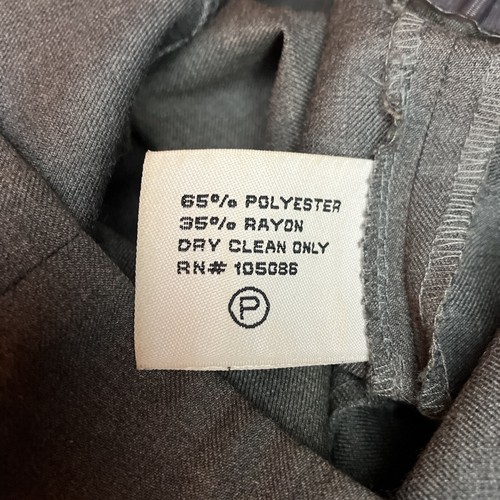 Barneys New York Women’s Grey Poly Rayon Ankle Trouser Pants Cropped 6 - Picture 9 of 10
