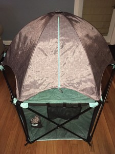 outdoor playpen with canopy