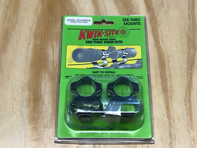 Kwik-Site See Thru Scope rings Thompson Center 1'' muzzleloader KS-THUNDERHAWK