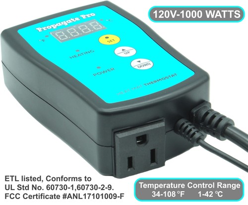 Termostato termostato para plántulas Propagate talla múltiple uno dos o cuatro bandejas 1020 - Imagen 37 de 51