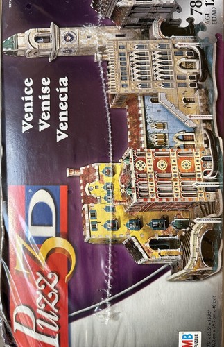 Puzzle 3d Venice NUEVO EN CAJA SELLADA 780 piezas Milton Bradley - Imagen 3 de 7
