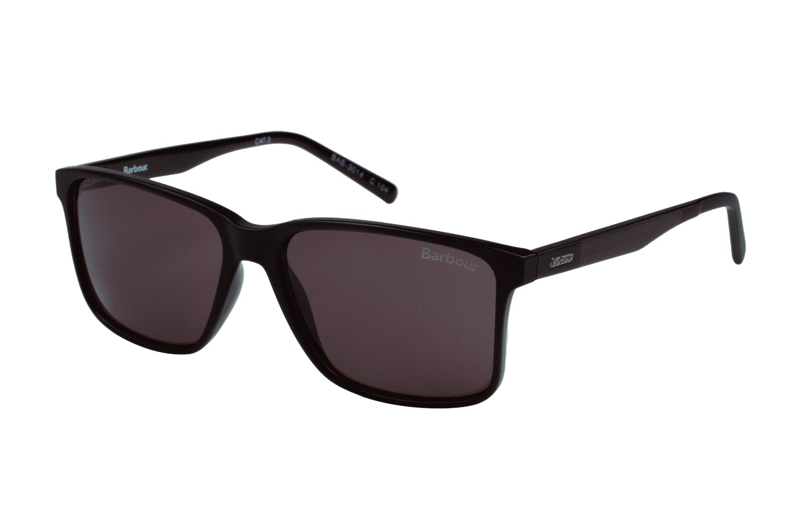 Barbour MensSunglasses - BAS-3014-104 - BlackFrame - Brown Lens - 58x16x145
