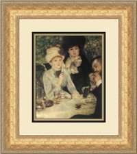Pierre-Auguste Renoir La Fin Du Dejeuner Custom Framed Print