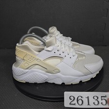 Nike Huarache Run Shoes Boys Sz 6.5 White Athletic Trainers Sneakers