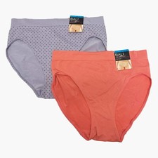 2 Bali One Smooth U Hi-Cut Panty 2XL 9 NWT 2362 2 PACK