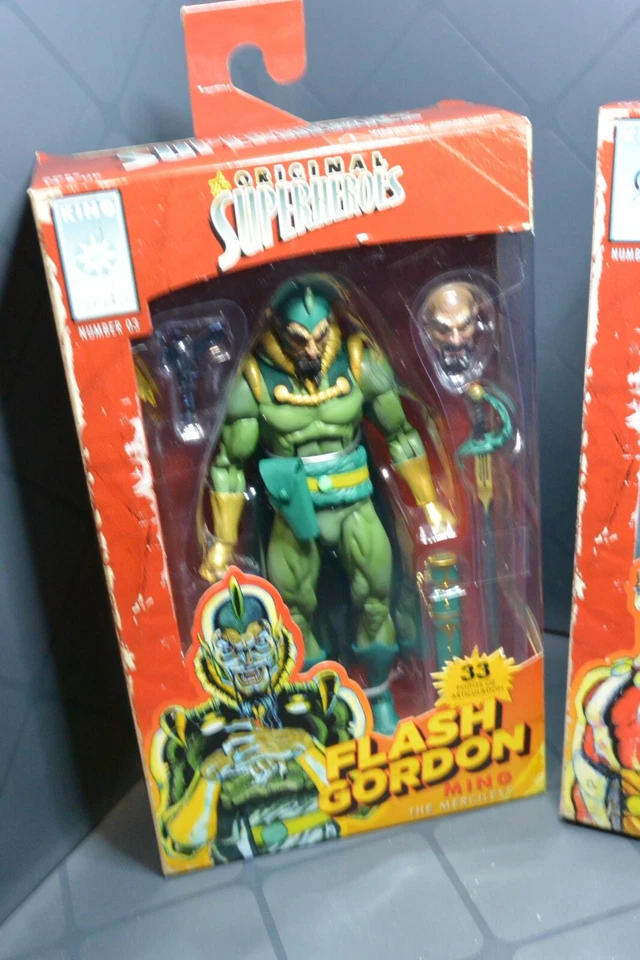 "Figuras de acción Flash Gordon 02 y Ming 03 7"" nuevas envío gratuito" Foto 4 de 4