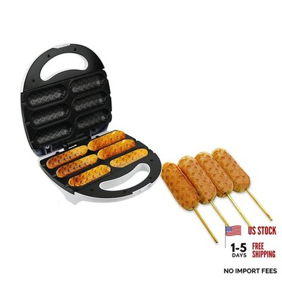 Corn Dog Maker, Corn Dog Waffle Maker, Non Stick Corn Dog #711 US Plug 110V