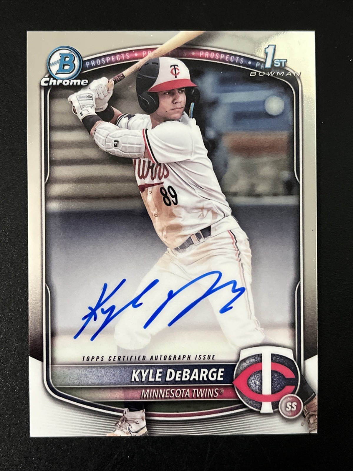 2025 Bowman Chrome Kyle DeBarge Auto 1st Bowman Minnesota Twins