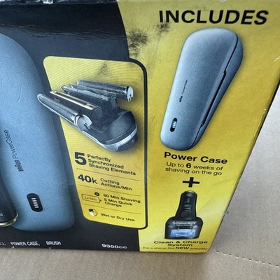 BRAUN Series 9 Sport + 9350CC Clean & Charge System With Power