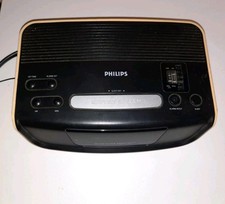PHILIPS Radiowecker Uhrenradio mit Sleep-Funktion Batterie Betrieb Gebraucht