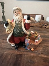 PartyLite Santa tealight holder Santa Checking His List Tealight Candle Holder P9841 — listing 5